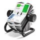 Durable VISIFIX 400 Card Rotary Business Card Holder File - A-Z Index - Black
