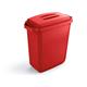 Durable 60L Waste Bin Red - Rectangular Recycling Bin - Food Bin - DURABIN