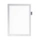 Durable DURAFRAME NOTE Adhesive Magnetic Document Frame + Pen Holder - A4 Silver