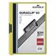 Durable DURACLIP 60 Sheet Document Metal Clip File Folder - 25 Pack - A4 Green