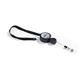 Durable Adjustable Breakaway Lanyard with Badge Reel - 10 Pack - Black