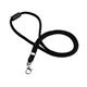 Durable Soft Recycled Fabric Lanyards with Safety Release - 10 Pack - Black
