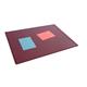 Durable Clear Overlay Desk Mat Notes Protector Pad - 5 Pack - 53x40 cm - Red