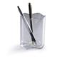 Durable TREND Pen Pot Pencil Holder Desk Tidy Organiser - 6 Pack - Clear