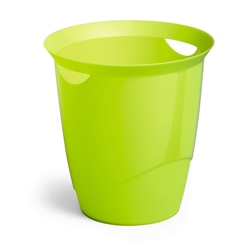 Durable TREND Plastic Waste Recycling Bin - 16 Litre - 6 Pack - Green