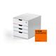 Durable VARICOLOR MIX SAFE Lockable Desktop Organiser 4 Drawer Storage - A4+