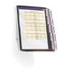 Durable SHERPA WALL 10 Display Panel Document Split Flap Index - A4 Colour Coded