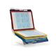 Durable VARIO PRO 10 Display Panel Desk Stand - 10 Panels - A4 Colour Coded