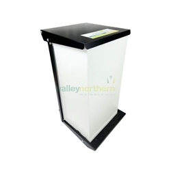 70L Bin with Black Lid, "Domestic waste"