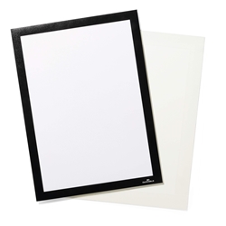 Durable DURAFRAME GRIP Fabric Adhesive Magnetic Signage Frame - A4 - Black