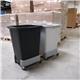 Durable 90L Linkable Bin Trolley - Robust Modular Waste Trolley for DURABIN Bins
