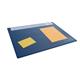 Durable Calendar PC Desk Pad Protector Mat with Clear Overlay - 5 Pack - Blue
