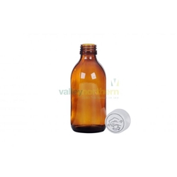 Glass Bottle - Pharmasafe  Ready Capped Glass Bottles - 200ml - Pack 20