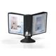 Durable SHERPA MOTION 360 Degree Desk Display Panel Stand - 10 Panels - A4 Black