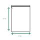 Proloc Resealable plain bag 30% Rec content-56mmx56mm 40 Mu - Pack 30000