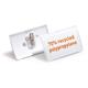 Durable CLICK FOLD Convex Clip & Pin Name Tag Badge Holder - 25 Pack - 54 x 90mm