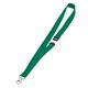 Durable Soft Neck Lanyards with Clip and Safety Release - 10 Pack - Green