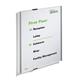 Durable Anodised Aluminium Door Sign Holder Wall Mounted Frame - A3