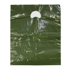 Plastic Bags - Bags - Green Harrods 15x18+3" - Pack 500