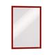 Durable DURAFRAME Self Adhesive Magnetic Signage Frame - 6 Pack - A3 Red