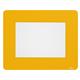 Durable Adhesive Non Slip Floor Frame Safety Label Holder - 10 Pack - A5 Yellow