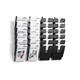 Durable FLEXIPLUS 6 Wall Mounted Literature Holder - A4 Portrait - White