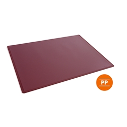 Durable Clear Overlay Desk Mat Notes Protector Pad - 5 Pack - 53x40 cm - Red
