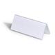Durable Clear Plastic Table Place Name Holders and Inserts - 25 Pack - 61x150mm