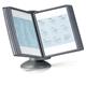 Durable SHERPA MOTION 360 Degree Desk Display Panel Stand - 10 Panels - A4 Grey
