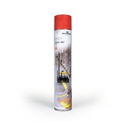 Durable DURALINE Floor Marking Spray 750ml - Permanent Line Paint - Red