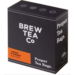 BREW TEA LEMON & GINGER - 1X100 BOX