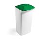 Durable 40L Square Waste Bin White - Strong Stylish Recycling Bin - DURABIN