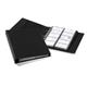 Durable VISIFIX 400 Business Card Ring Binder Album - A-Z Index Tabs - A4 Black