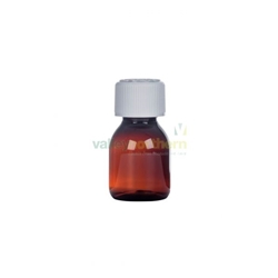 Plastic Bottle - Pharmasafe  Amber PET Ready-Capped Bottles - 60ml - Pack 50