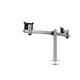 Durable Monitor Mount PRO for 2 Screens - Through-Desk Clamp Attachment