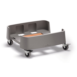 Durable 90L Linkable Bin Trolley - Robust Modular Waste Trolley for DURABIN Bins