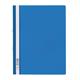 Durable Clear View Project Folder Report File + Filing Strip - 25 Pack - A4 Blue
