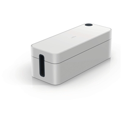 Durable CAVOLINE Cable Management Box Organiser Wire Tidy - Large - Grey