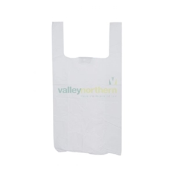 Plastic Bags - ProPac  White Carriers - (h)510 x (w)272 x (g)140mm  - Pack 1000