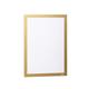 Durable DURAFRAME Self Adhesive Magnetic Signage Frame - 2 Pack - A4 Gold