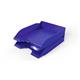 Durable Stackable Letter Tray - Document Paper File - 6 Pack - A4+ Blue
