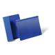 Durable Hanging Ticket Holder Label Pocket Document Pouch - 50 Pack - A5 Blue