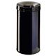 Durable Fire Extinguishing Metal Waste Bin - TUV Certified - 30L - Black