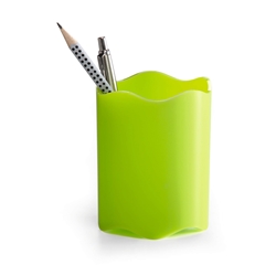 Durable TREND Pen Pot Pencil Holder Desk Tidy Organiser - 6 Pack - Green