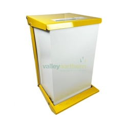 50L Bin Yellow Lid "waste for incineration"formerly clinical