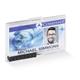 Durable PUSHBOX Security Pass ID Card Holders - 10 Pack - Clear