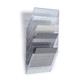 Durable FLEXIBOXX 6 Wall Mounted Literature Holder - A4 Landscape - Clear