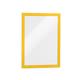 Durable DURAFRAME Self Adhesive Magnetic Signage Frame - 2 Pack - A4 Yellow