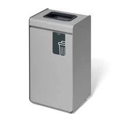Durable 55L General Waste Bin - Sheet Steel Recycling Separation Bin - DURASORTÂ®