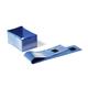 Durable Pallet Foot Ticket Sleeve Document Label Pockets - 50 Pack - Blue